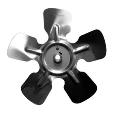 Small Fixed Hub Fan Blade, 9 Dia., 26° Pitch, CCW, 5/16 Bore, 1-1/4 Blade Depth, 5 Blade